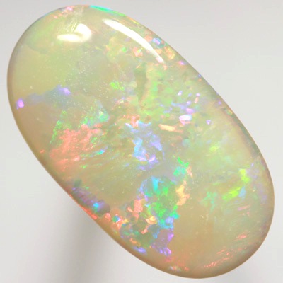 SOLID SEMI BLACK OPAL Large opal with a Floral Harlquin pattern, bright and crisp fire. SEE VIDEO